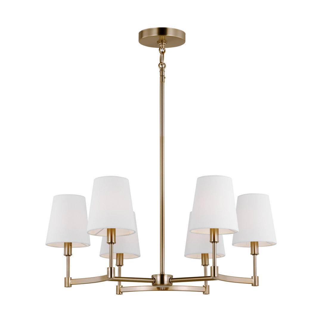 Triton 6-Light Dimmable Traditional Chandelier 